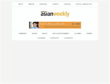 Tablet Screenshot of nwasianweekly.com
